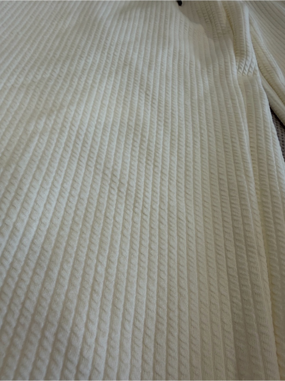 Cider Cream Ribbed Drawstring Joggers - Picture 7 of 9